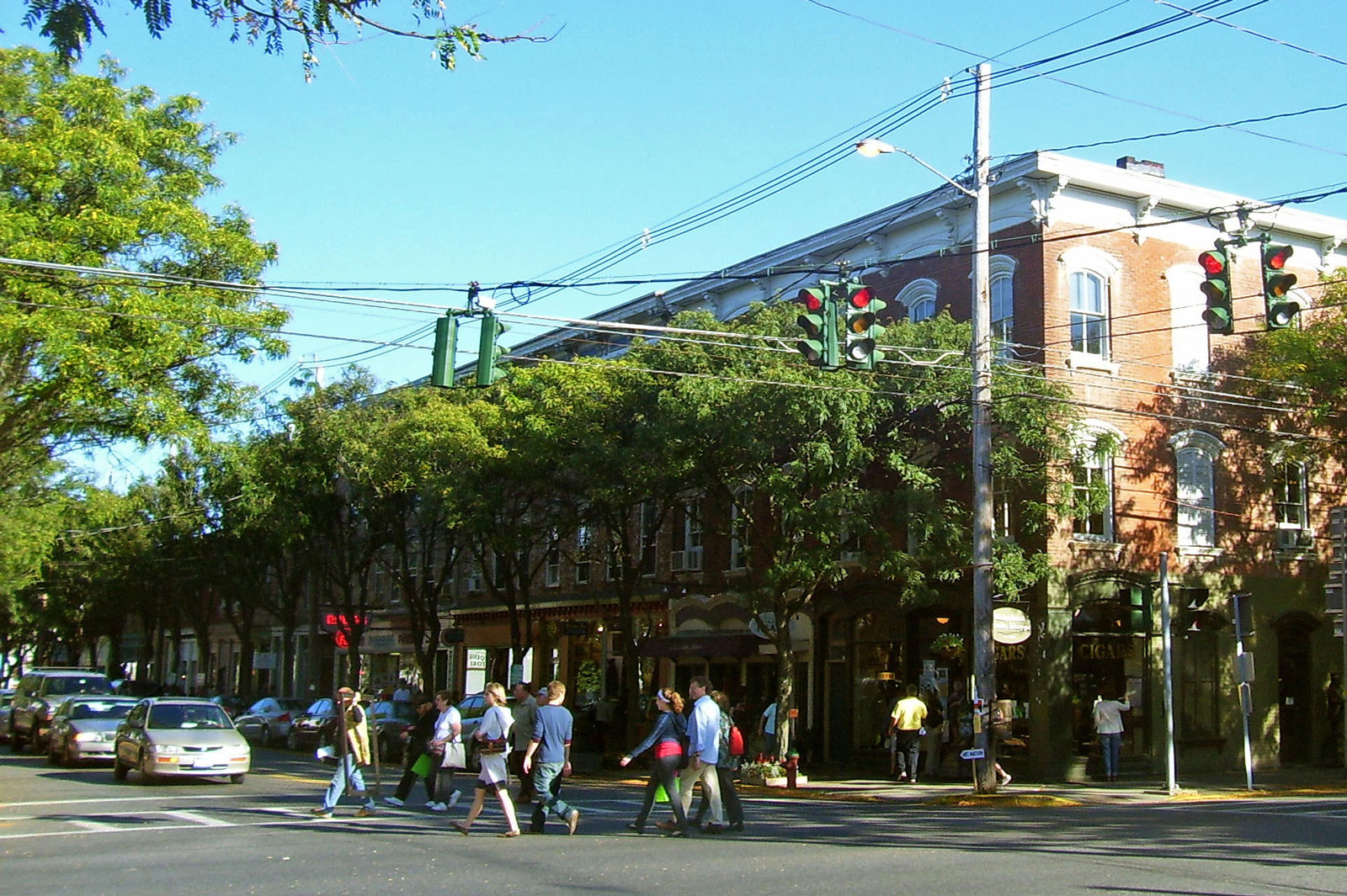 Historic downtown Rhinebeck, New York