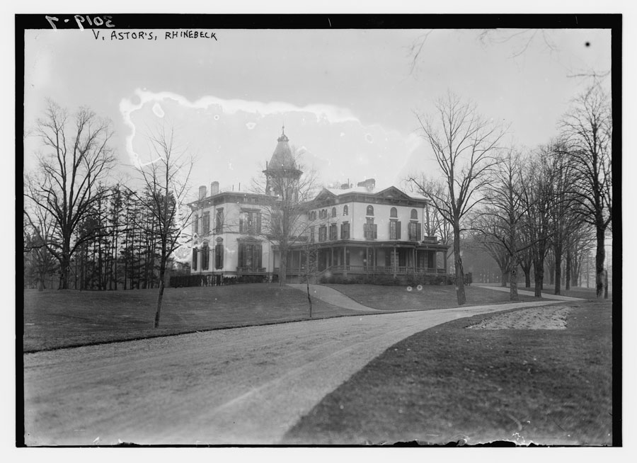 Historic photograph of Ferncliff estate in Rhinebeck, New York